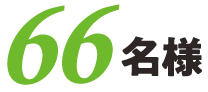 66名様